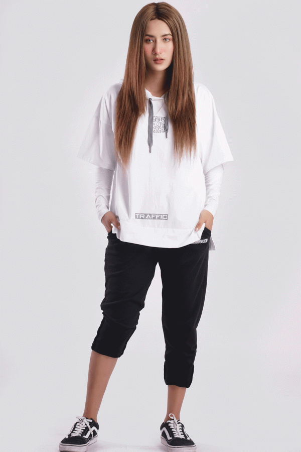 Long Sweat Pant With Yellow Sign (Girl)